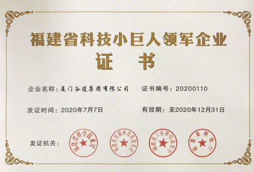福建省科技小巨人领军企业