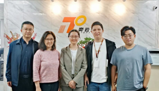 热烈欢迎南通市港闸经济开发区商务局领导莅临外贸牛无锡运营中心考察指导